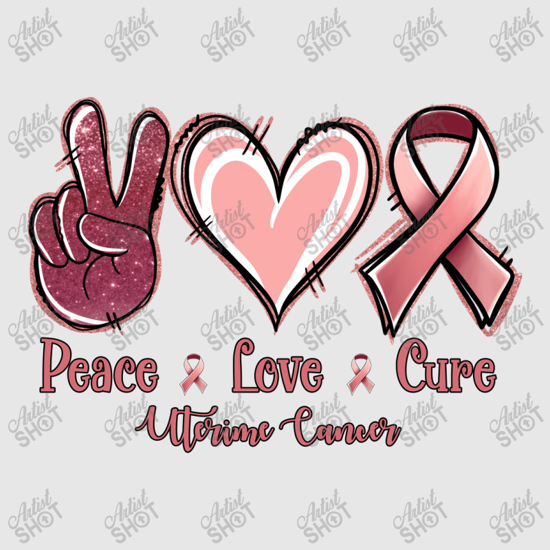 Peace Love Cure Uterine Cancer Unisex Jogger | Artistshot