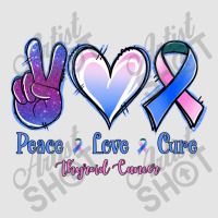 Peace Love Cure Thyroid Cancer Exclusive T-shirt | Artistshot