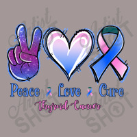 Peace Love Cure Thyroid Cancer Vintage Hoodie | Artistshot