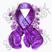 Domestic Violence Warrior Purple Ribbon T-shirt | Artistshot