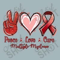 Peace Love Cure Multiple Myeloma Unisex Sherpa-lined Denim Jacket | Artistshot