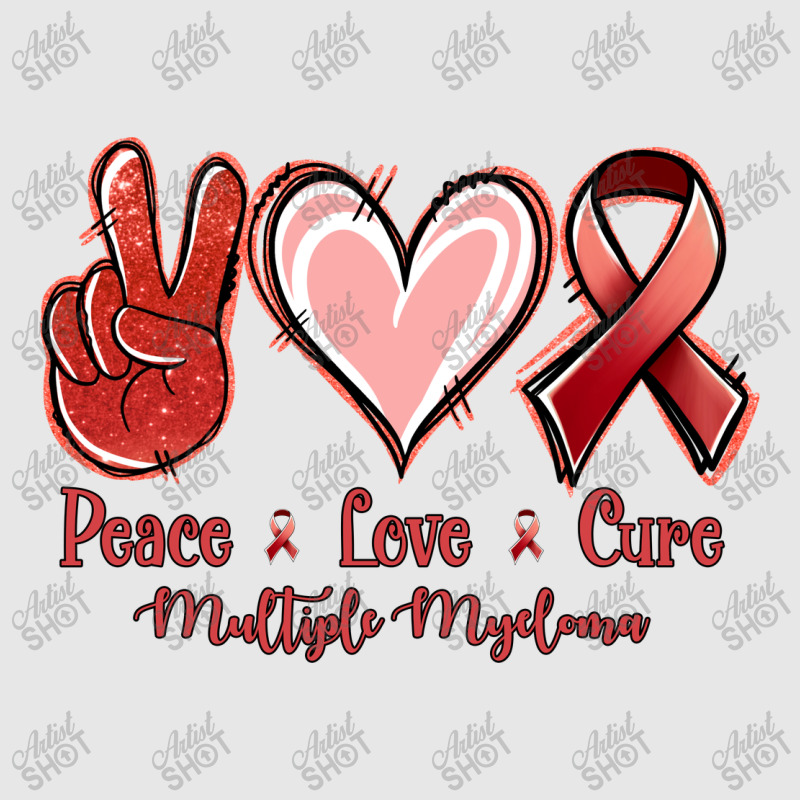 Peace Love Cure Multiple Myeloma Hoodie & Jogger Set | Artistshot