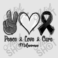 Peace Love Cure Melanoma Cancer Exclusive T-shirt | Artistshot