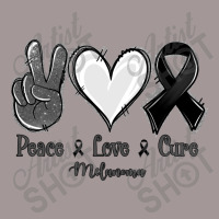 Peace Love Cure Melanoma Cancer Vintage Short | Artistshot