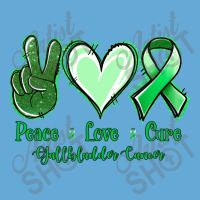 Peace Love Cure Gallbladder Cancer Basic T-shirt | Artistshot