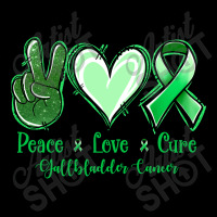 Peace Love Cure Gallbladder Cancer Men's Long Sleeve Pajama Set | Artistshot