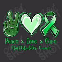 Peace Love Cure Gallbladder Cancer Vintage Short | Artistshot