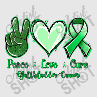 Peace Love Cure Gallbladder Cancer Hoodie & Jogger Set | Artistshot