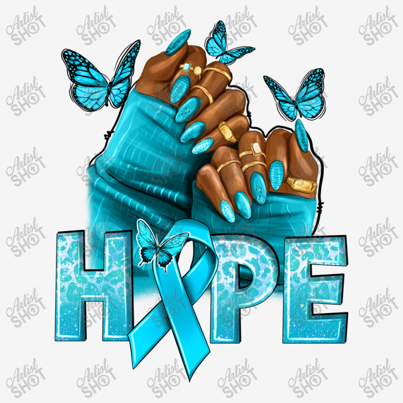 Hope Teal Ribbon Ovarian Cancer Nails Full Set Car Mats | Artistshot