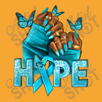 Hope Teal Ribbon Ovarian Cancer Nails Basic T-shirt | Artistshot