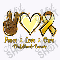 Peace Love Cure Bone Cancer Tank Top | Artistshot