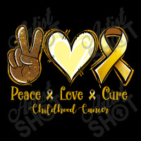 Peace Love Cure Bone Cancer Camping Chair | Artistshot