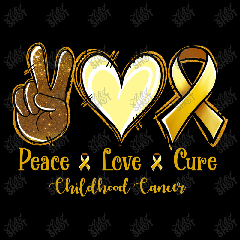 Peace Love Cure Bone Cancer Camping Chair | Artistshot