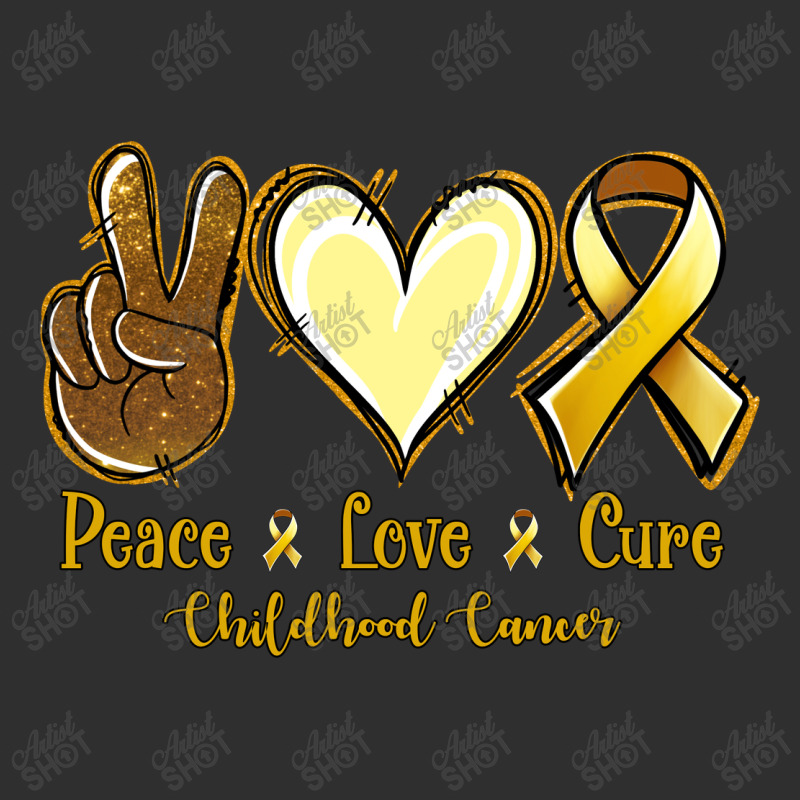 Peace Love Cure Bone Cancer Square Leatherette Patch | Artistshot