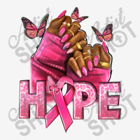 Hope Breast Cancer Nails Graphic T-shirt | Artistshot