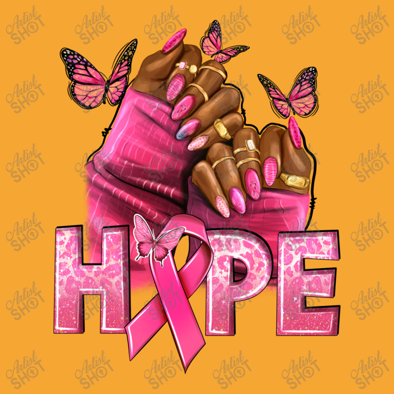 Hope Breast Cancer Nails Basic T-shirt | Artistshot