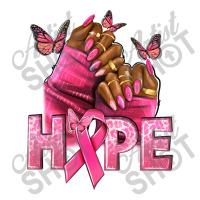 Hope Breast Cancer Nails V-neck Tee | Artistshot