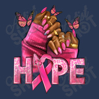 Hope Breast Cancer Nails Men Denim Jacket | Artistshot