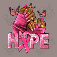 Hope Breast Cancer Nails Vintage T-shirt | Artistshot