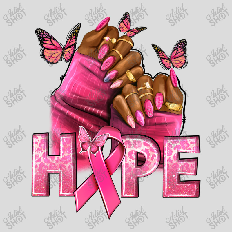 Hope Breast Cancer Nails Men's Polo Shirt | Artistshot