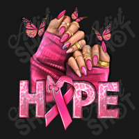 Hope Breast Cancer Caucasian Hand Nails Flannel Shirt | Artistshot