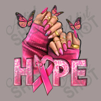 Hope Breast Cancer Caucasian Hand Nails Vintage Hoodie | Artistshot