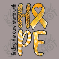 Finding The Cure Starts With Hope Childhood Cancer Vintage Short | Artistshot