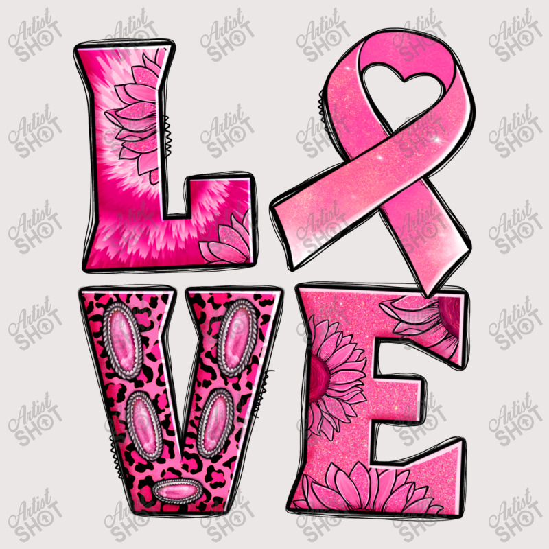 Breast Cancer Love Pocket T-shirt | Artistshot