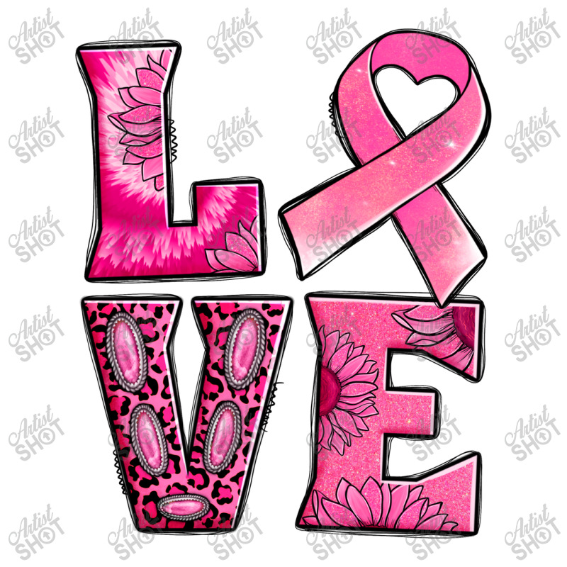 Breast Cancer Love 3/4 Sleeve Shirt | Artistshot