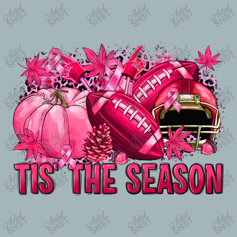 Tis' The Season Football Breast Cancer Unisex Sherpa-lined Denim Jacket | Artistshot