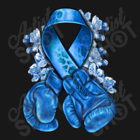 Blue Ribbon With Boxing Gloves Flannel Shirt | Artistshot