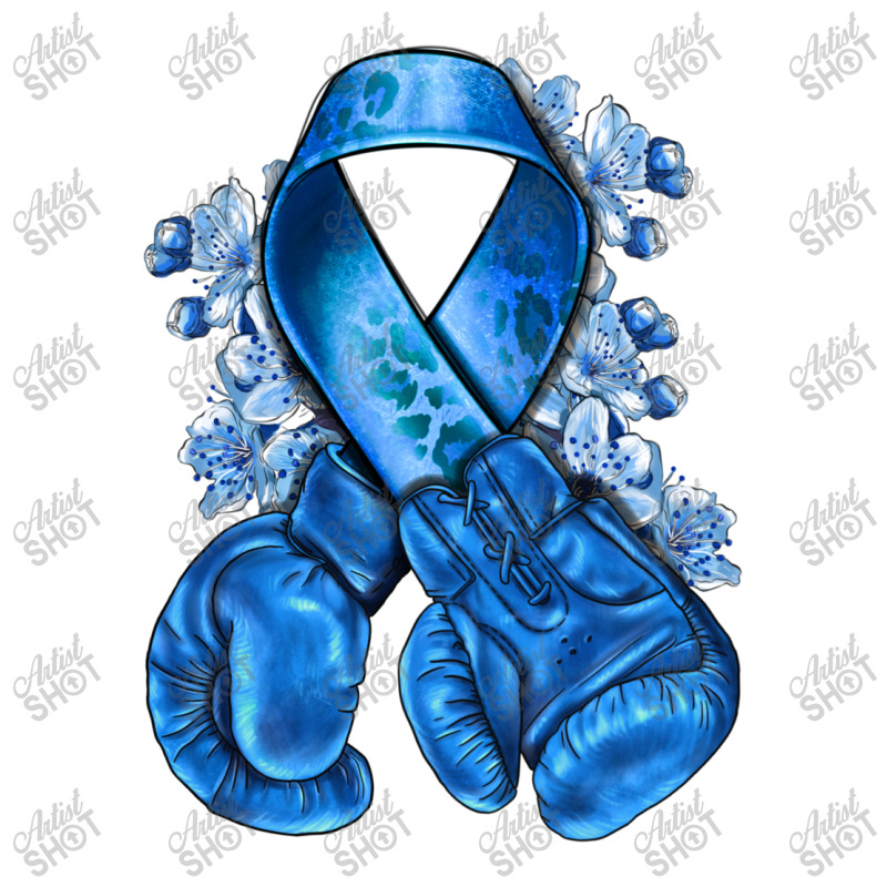 Blue Ribbon With Boxing Gloves Debie Paper Bag - 10 X 5 X 13 | Artistshot