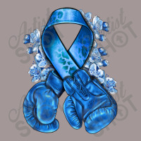 Blue Ribbon With Boxing Gloves Vintage Hoodie | Artistshot