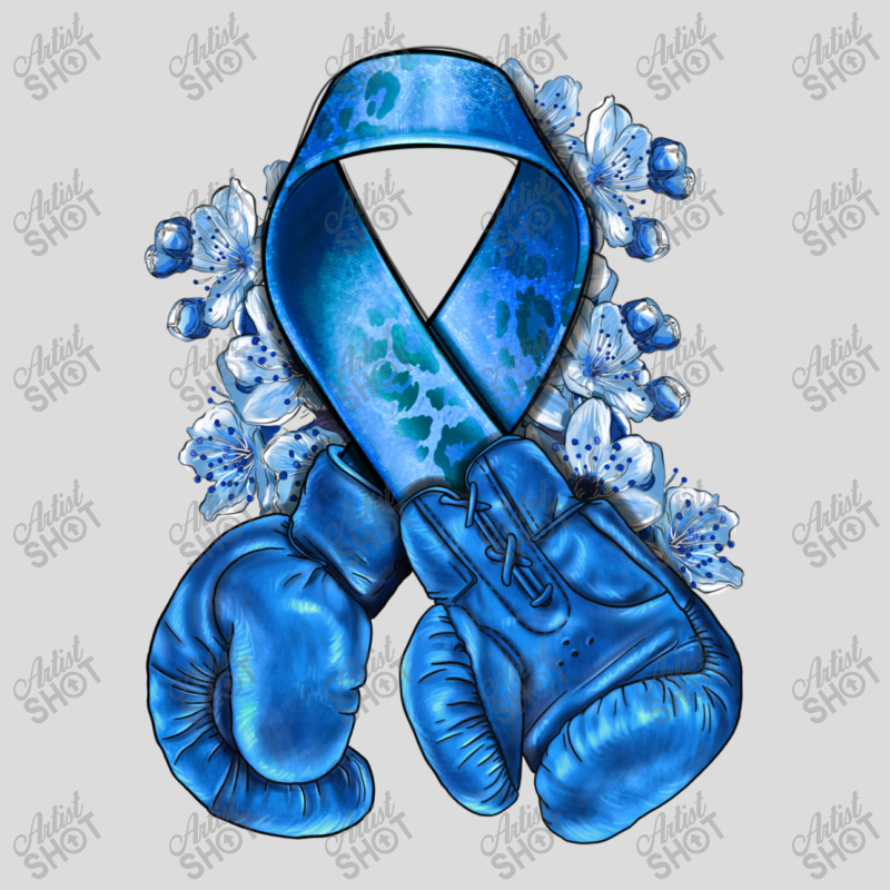 Blue Ribbon With Boxing Gloves Men's Polo Shirt | Artistshot