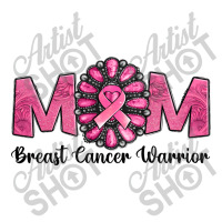 Breast Cancer Warrior Mom V-neck Tee | Artistshot