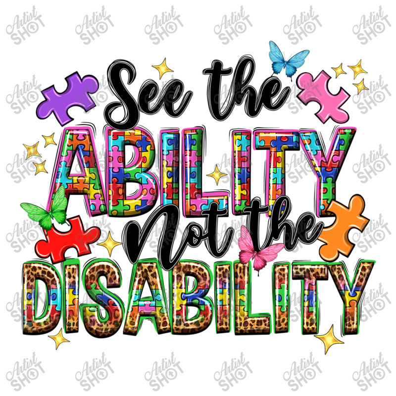 See The Ability Not The Disability Urban Heavy T-shirt | Artistshot