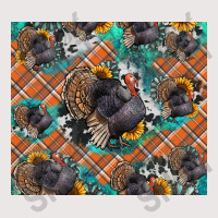 Thanksgiving Turkey Sunflower Turquoise Pocket T-shirt | Artistshot