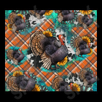 Thanksgiving Turkey Sunflower Turquoise Fleece Short | Artistshot