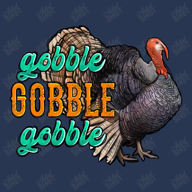 Thanksgiving Turkey Gobble Gobble Men Denim Jacket | Artistshot