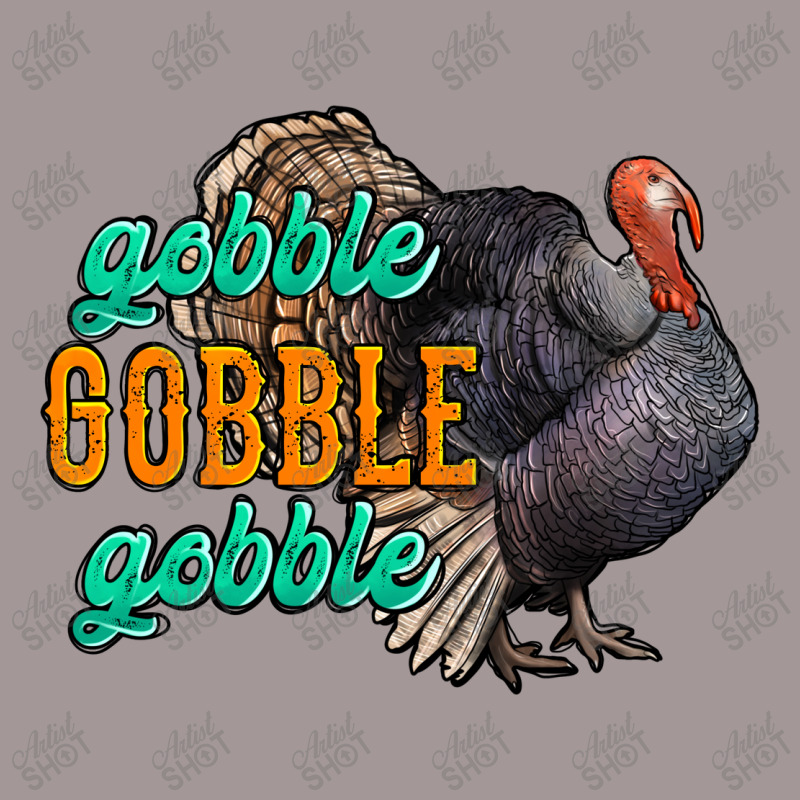 Thanksgiving Turkey Gobble Gobble Vintage Hoodie | Artistshot