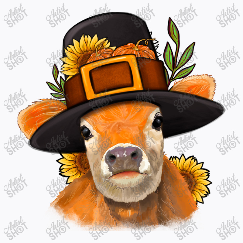 Thanksgiving Cow T-shirt | Artistshot