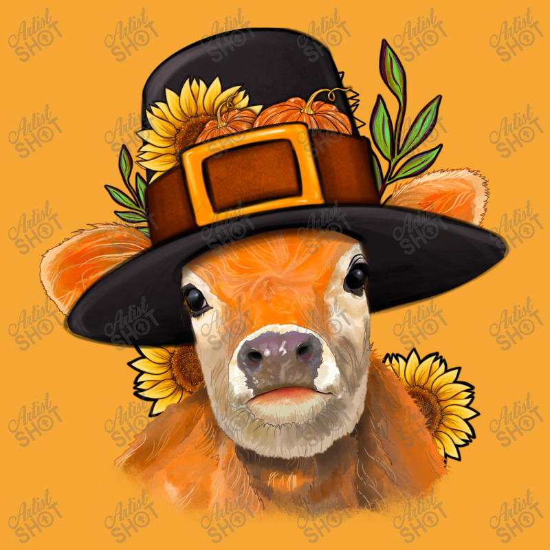 Thanksgiving Cow Basic T-shirt | Artistshot