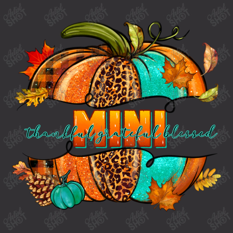 Thankful Grateful Blessed Mini Pumpkin Vintage Short | Artistshot