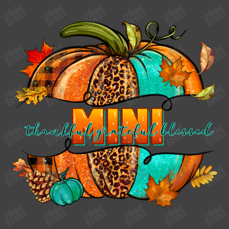 Thankful Grateful Blessed Mini Pumpkin Vintage T-shirt | Artistshot