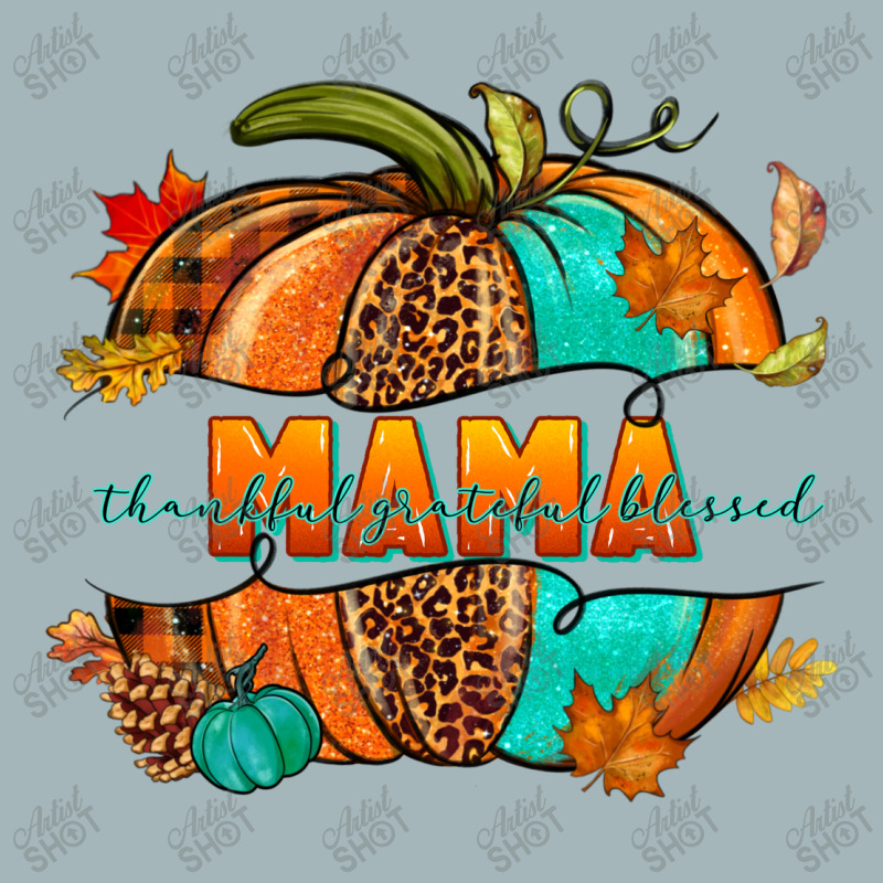 Thankful Grateful Blessed Mama Pumpkin Unisex Sherpa-lined Denim Jacket | Artistshot