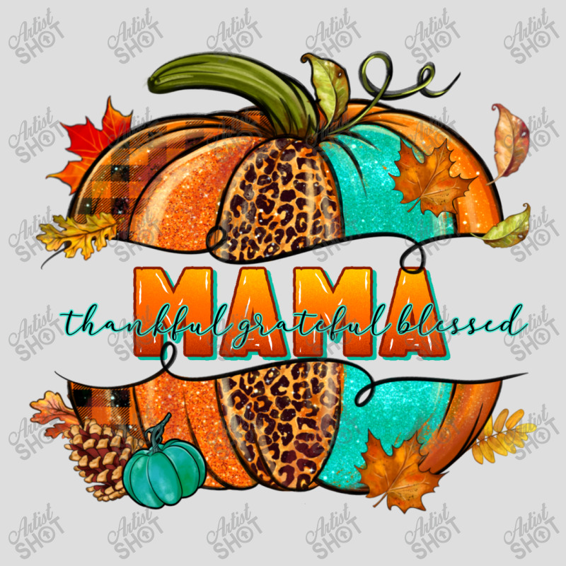 Thankful Grateful Blessed Mama Pumpkin Glass Tumbler | Artistshot