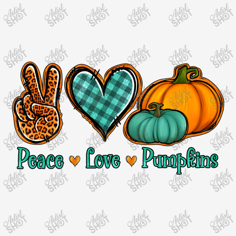 Peace Love Pumpkins Graphic T-shirt | Artistshot