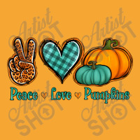 Peace Love Pumpkins Basic T-shirt | Artistshot