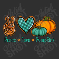 Peace Love Pumpkins Rectangle  Leatherette Patch | Artistshot