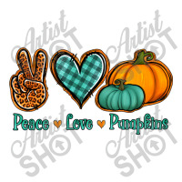 Peace Love Pumpkins Men's 3/4 Sleeve Pajama Set | Artistshot